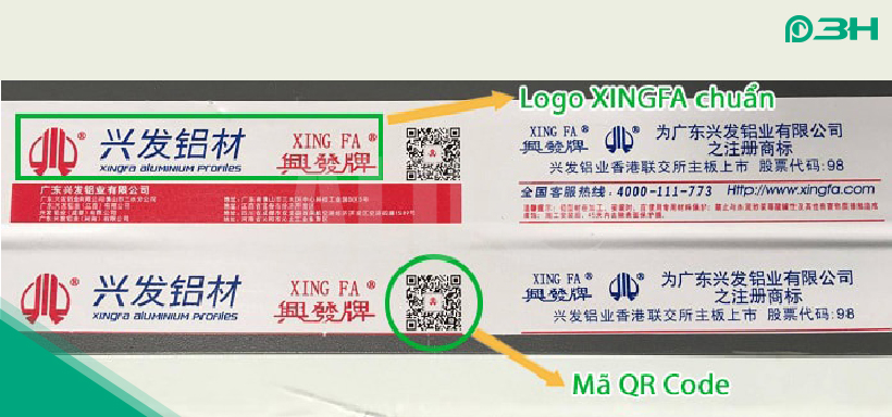 Nhôm Xingfa Quảng Đông chính hãng